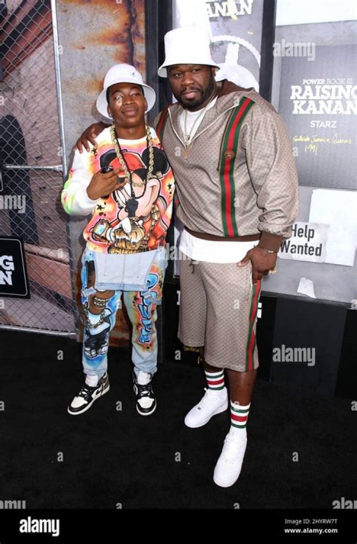 Mekai Curtis with 50 Cent Mekai Curtis with 50 Cent