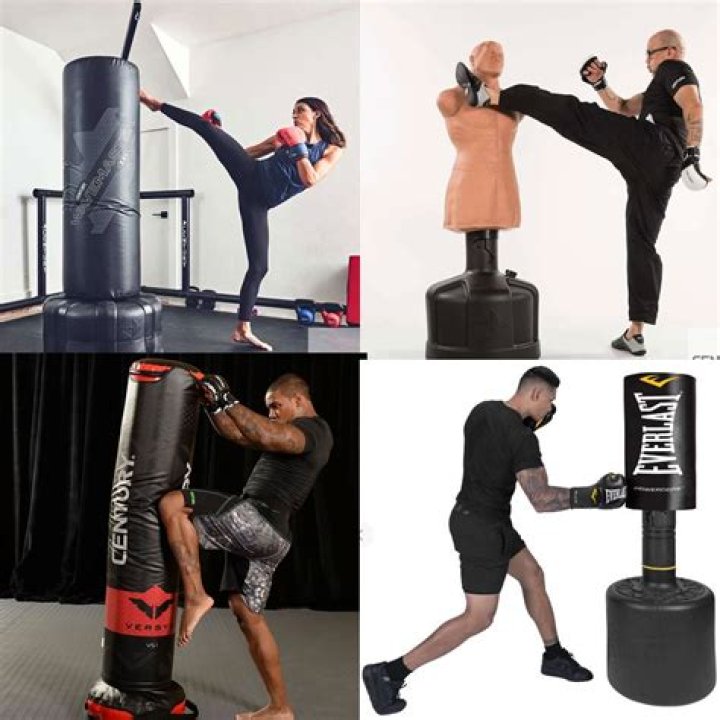 Morelle McCane in Workout Gear Uses Punching Bag and Says “Just Do it”